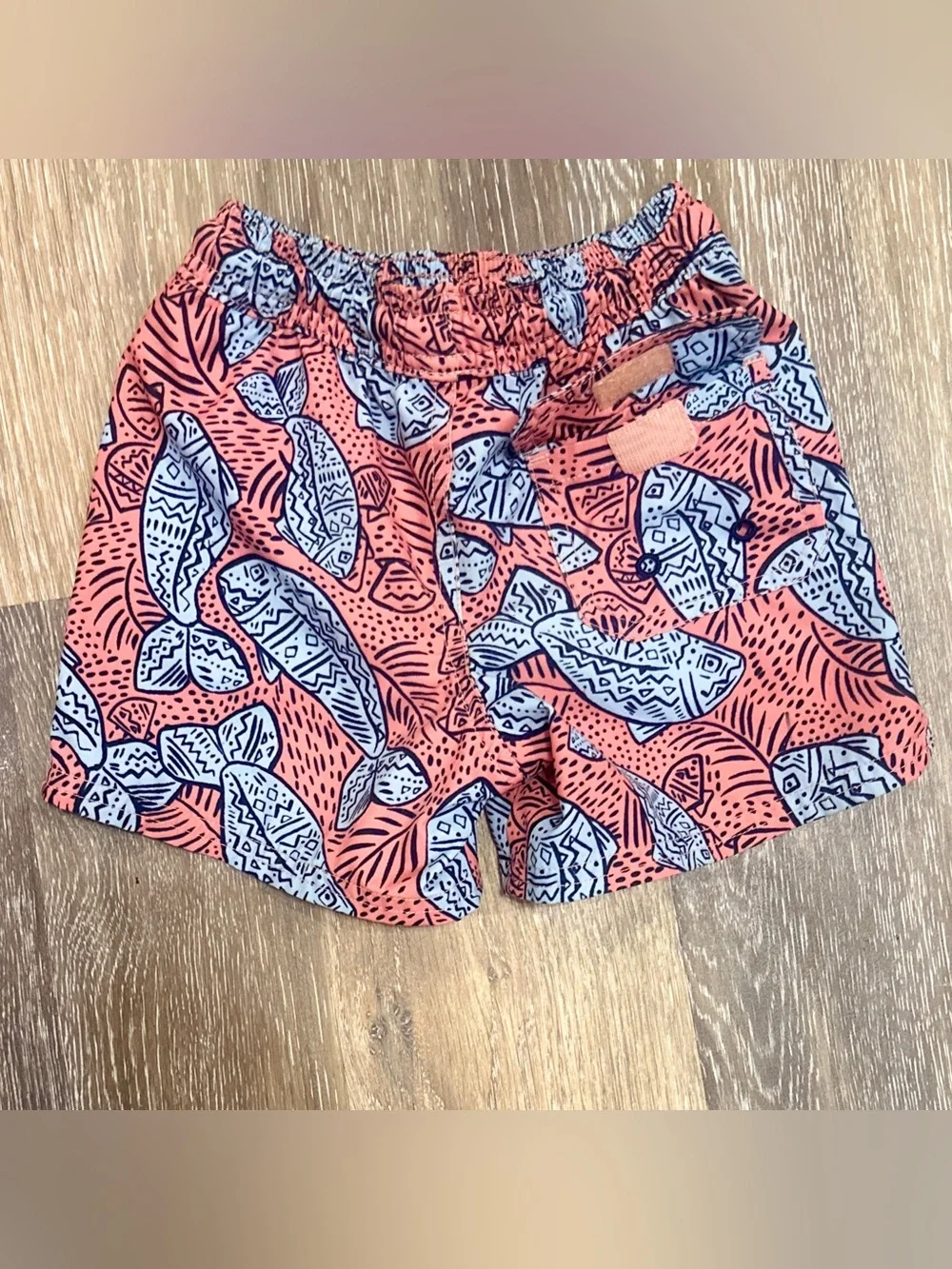 EUC Toddler Boys Vineyard Vines Printed Chappy Swim Trunks
